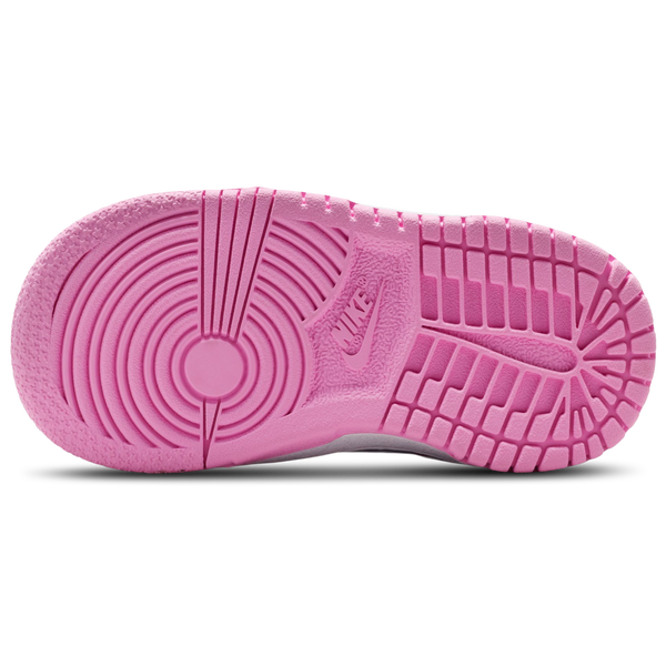 Nike Dunk Low N - Girls' Toddler - White/Pink Rise - Image 5
