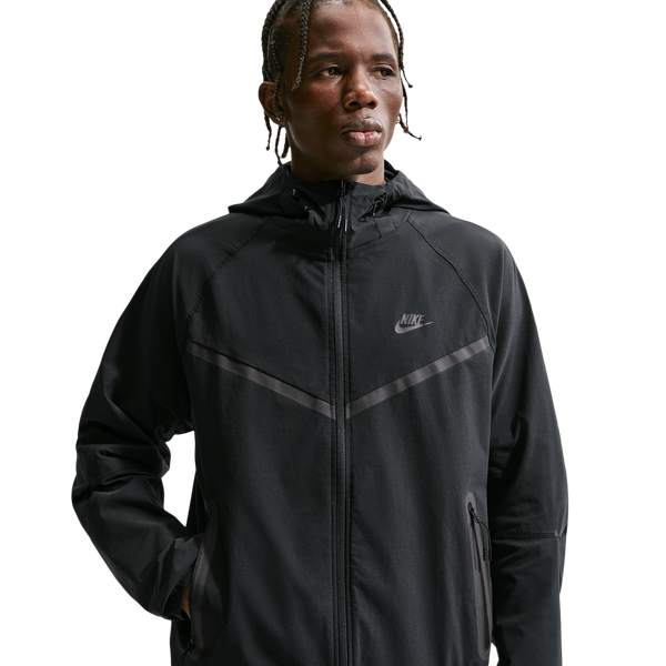 Nike Drifit Tech Woven Windrunner FZ Jacket - Men's - Black/Black/Black