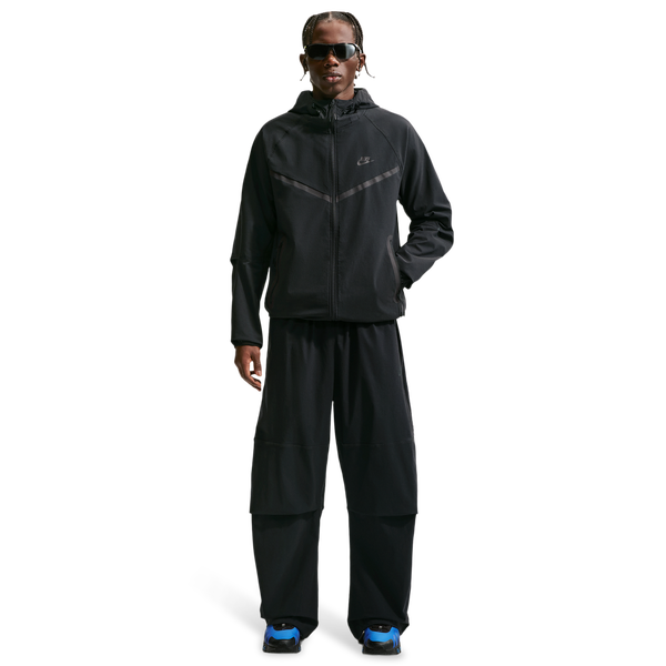 Nike Drifit Tech Woven Windrunner FZ Jacket - Men's - Black/Black/Black - Image 5