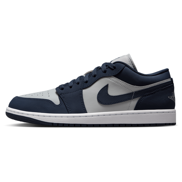 Jordan AJ 1 Low - Men's - Obsidian/Obsidian/Grey Fog - Image 2
