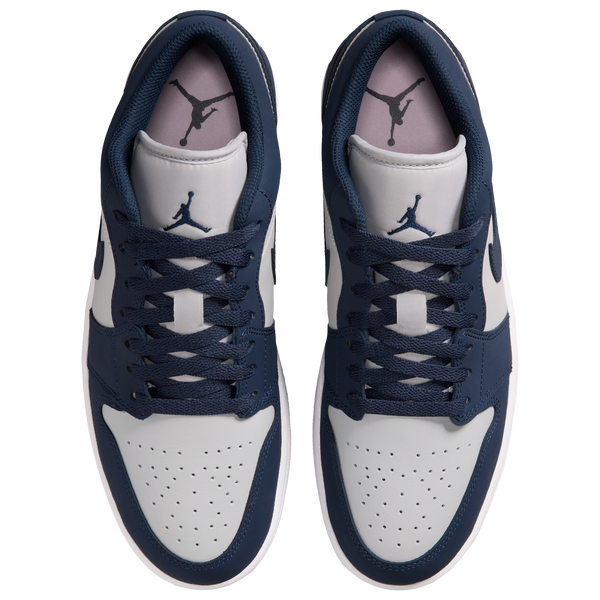 Jordan AJ 1 Low - Men's - Obsidian/Obsidian/Grey Fog - Image 4