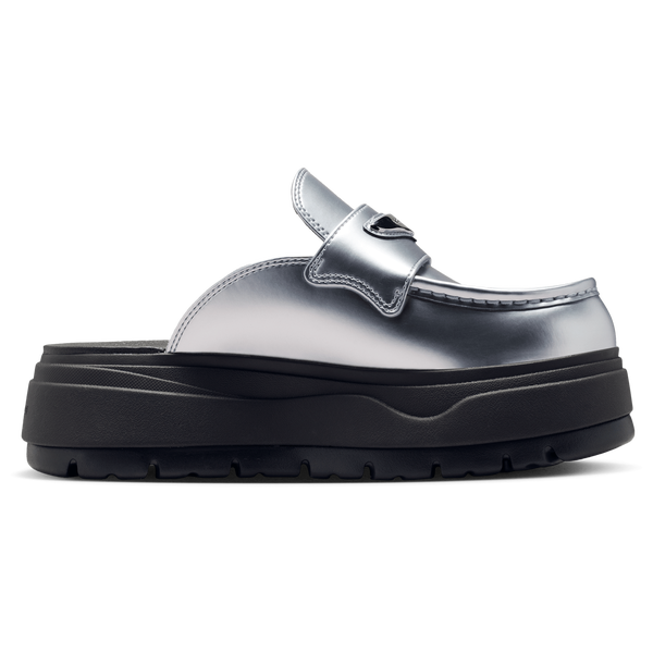 Jordan Air Jordan Mule SE - Women's - Metallic Silver/Metallic Silver/Shadow Brown