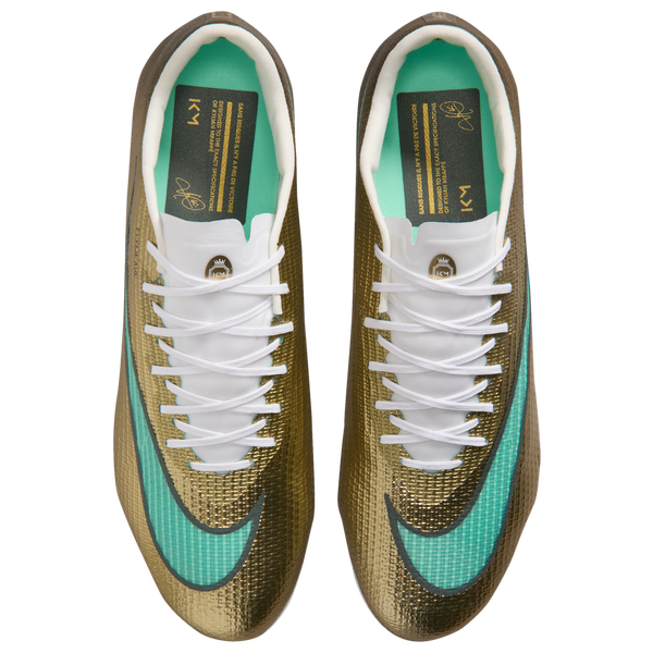 Nike Zm Superfly 11 Pro Ag Km - Men's - Metallic Gold/Green Glow - Image 4