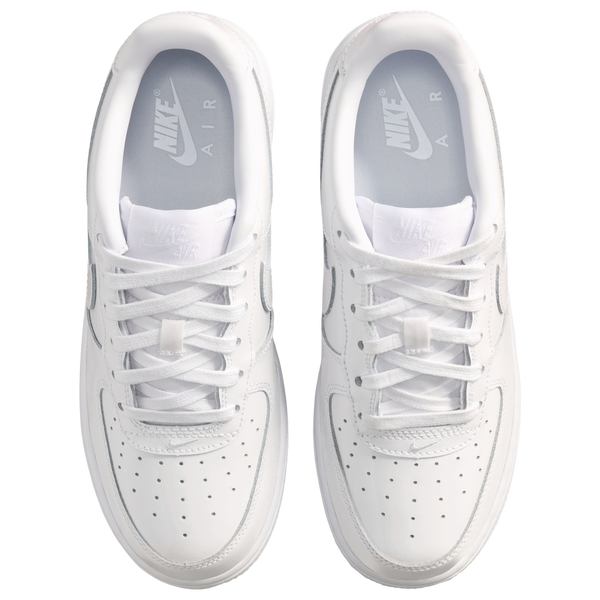 Nike Air Force 1 Low - Boys' Grade School - White/White - Image 4