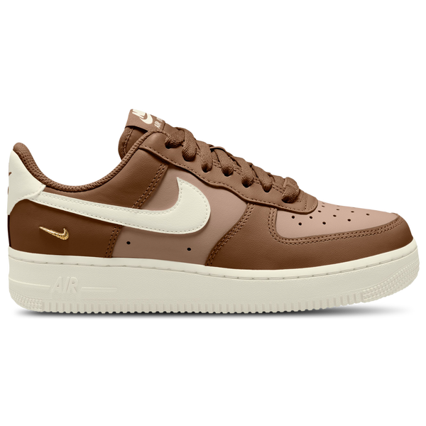 Nike Air Force 1 '07 Low Cresent - Women's - Tan/White/Gold