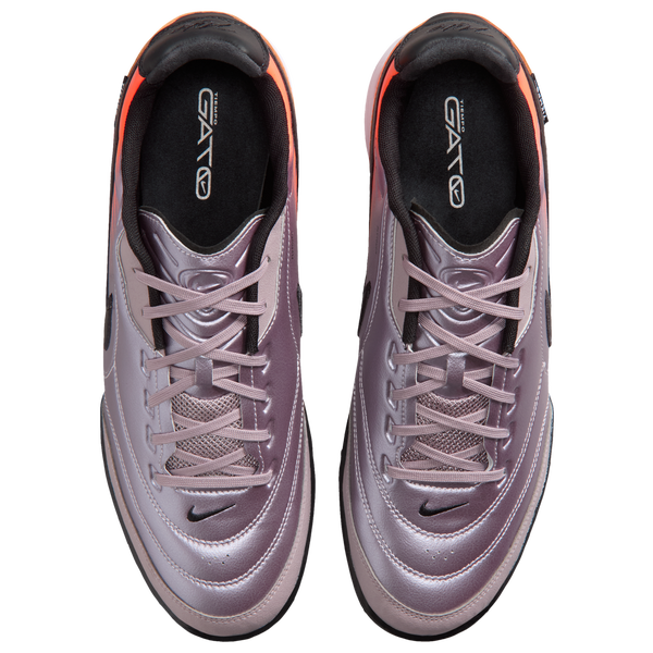 Nike Tiempo Streetgato Prm H - Men's - Bleached Lilac/Black/Total Orange - Image 4