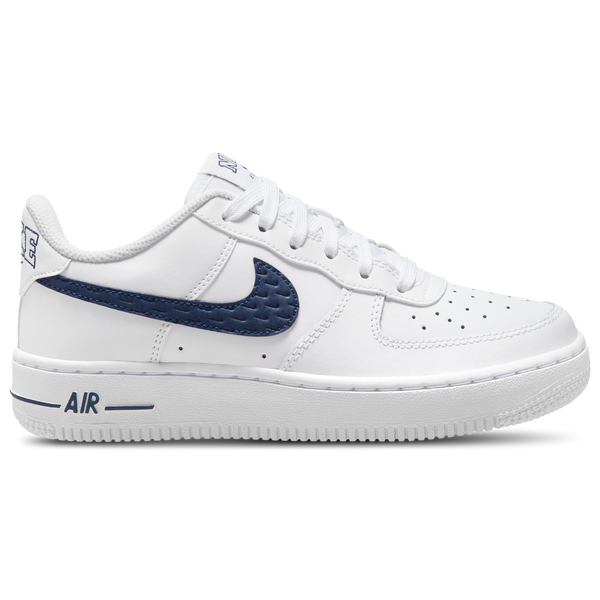 Nike Air Force 1 Low - Boys' Grade School - White/Navy