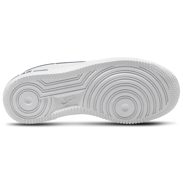 Nike Air Force 1 Low - Boys' Grade School - White/Navy - Image 4