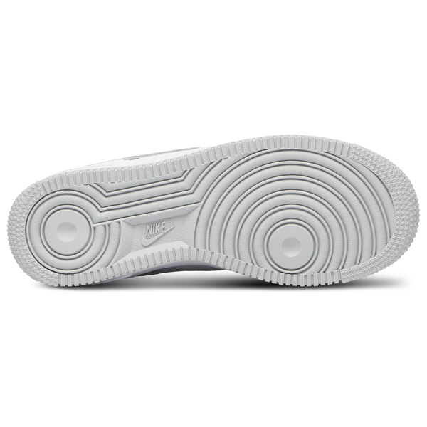 Nike Air Force 1 Low - Boys' Grade School - White/Orange/Grey - Image 5