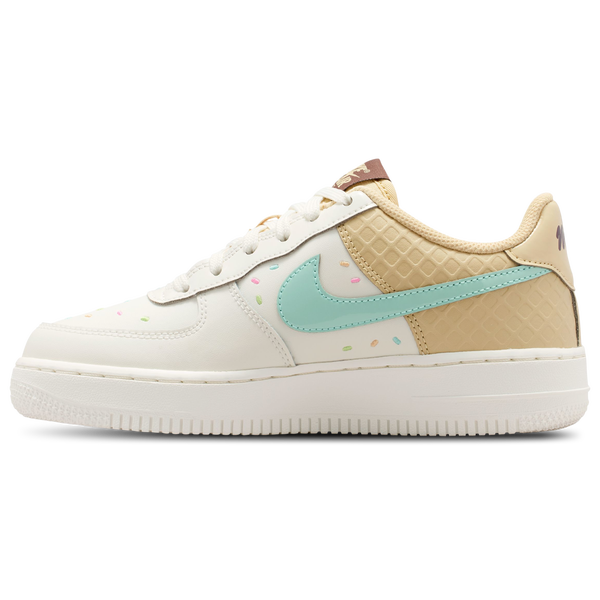 Nike Air Force 1 Low - Boys' Grade School - White/Multi - Image 2
