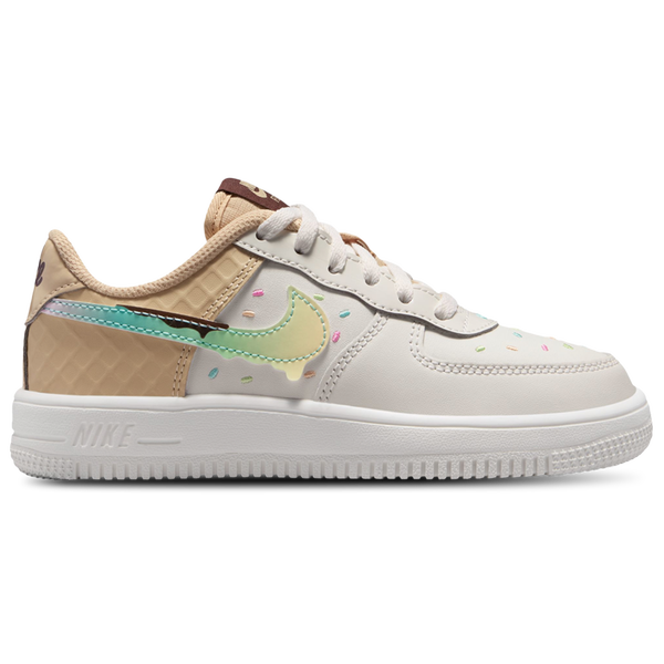 Nike Air Force 1 Low - Girls' Preschool - Multi/White