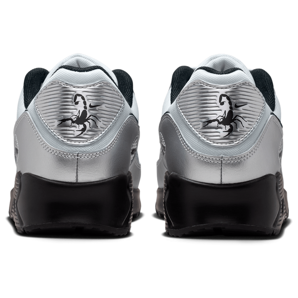 Nike Air Max 90 Premiumm Treble 2 - Men's - Chrome/Gamma Blue/Black - Image 3