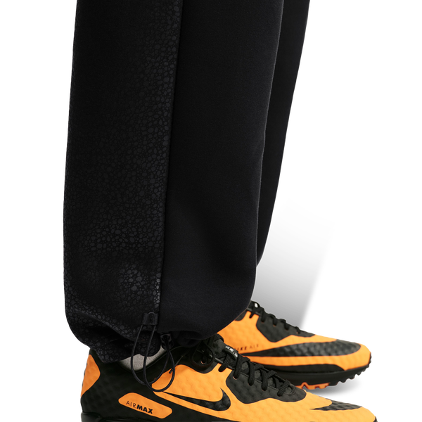 Nike Tech Fleece Open Hem Pants - Men's - Black/Orange - Image 3