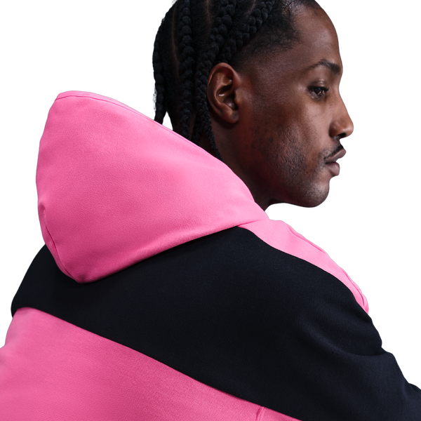 Nike Air Fleece Pullover Hoodie BFT - Men's - Pinksicle/Black/Black - Image 2