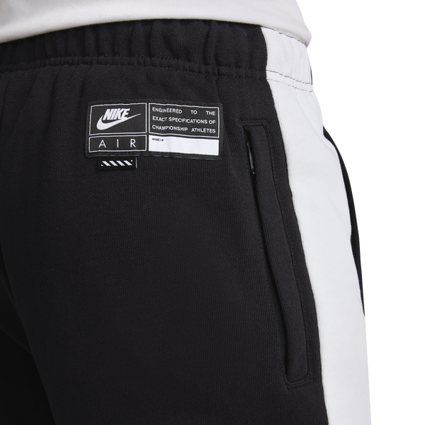 Nike Air Fleece Joggers - Men's - Black/Black/White - Image 4