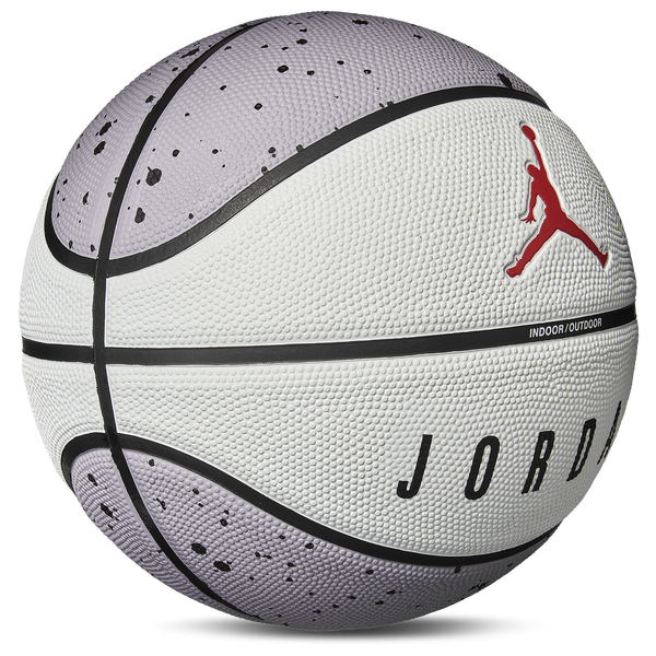 Jordan Playground 8 Panel 2.0 Basketball - Men's - White/Black/Cement Grey - Image 2