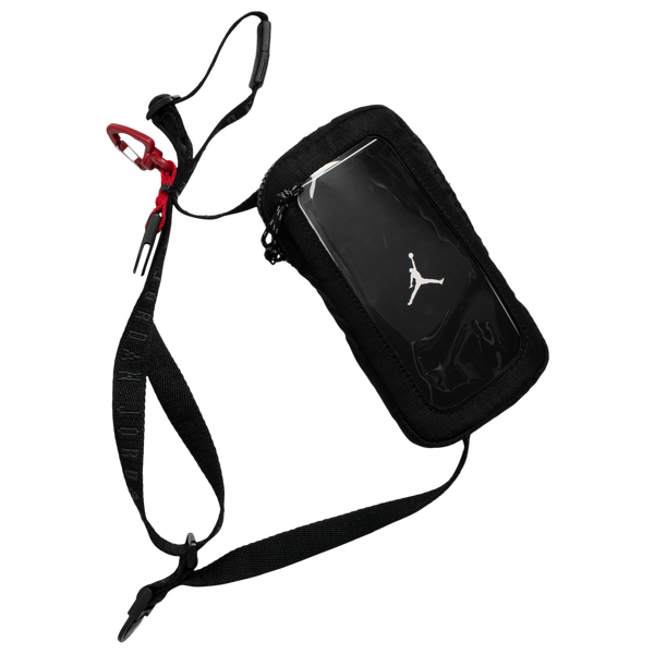 Jordan Flight Phone Crossbody - Men's - Black/Gym Red/White - Image 2