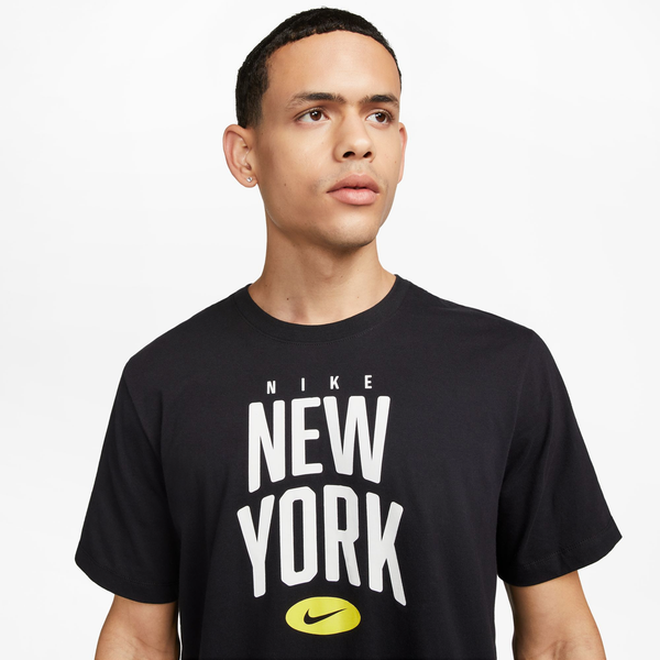 Nike City T-Shirt - Men's - Black/White - Image 4