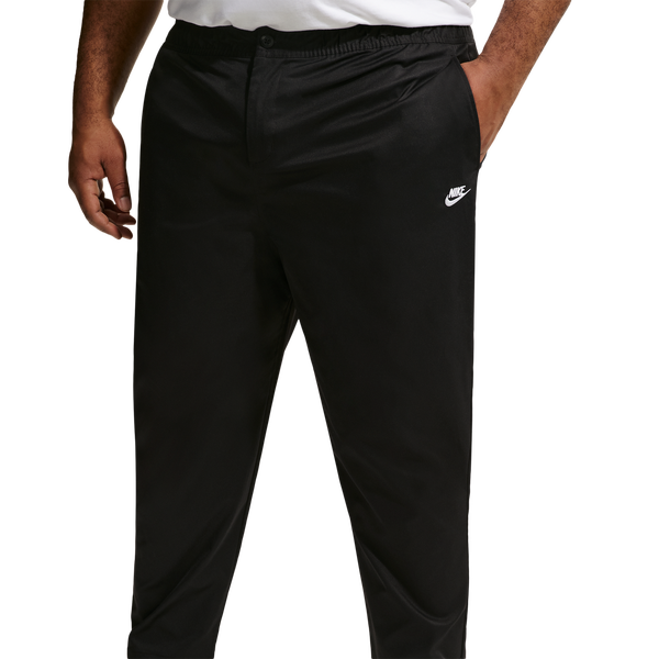 Nike Club Woven Tapered Pants - Men's - Black/White