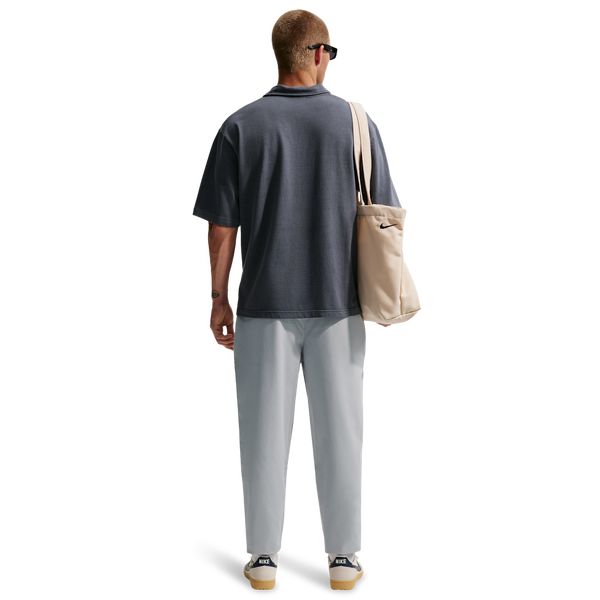Nike Club Woven Tapered Pants - Men's - Lt Smoke Grey/White - Image 4