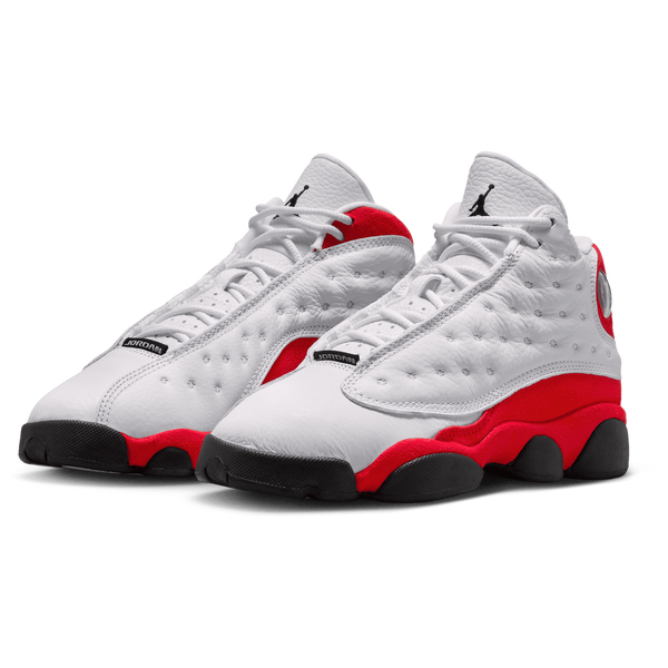 Jordan Retro 13 - Boys' Grade School - White/Black/True Red - Image 6