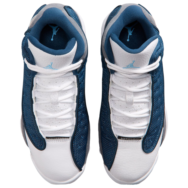 Jordan Retro 13 - Boys' Grade School - University Blue/Grey/Navy - Image 4