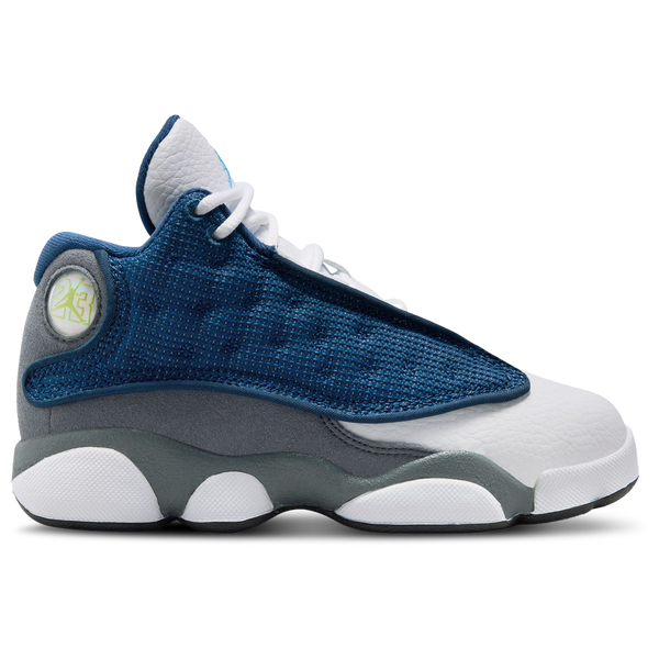 Jordan Retro 13 - Boys' Preschool - Grey/Navy/University Blue