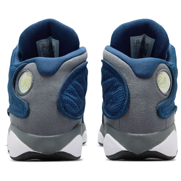 Jordan Retro 13 - Boys' Preschool - Grey/Navy/University Blue - Image 3