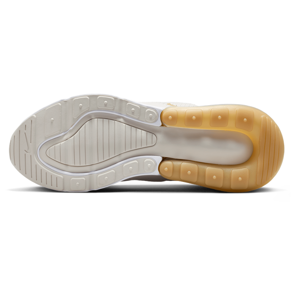 Nike Air Max 270 - Women's - White/Mtlc Gold/Lt Bone - Image 5