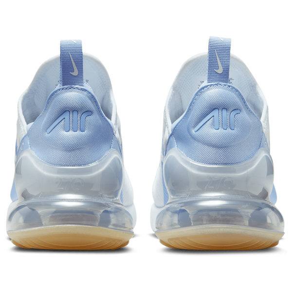 Nike Air Max 270 - Women's - Aluminum/White/Blue Tint - Image 3
