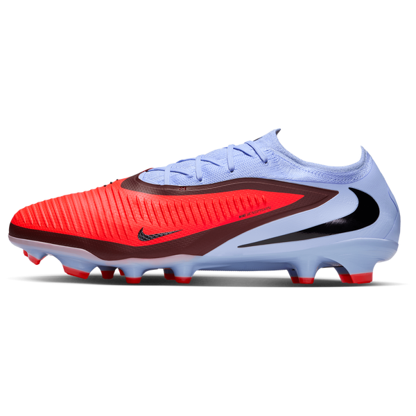 Nike Phantom 6 Low Pro FG - Men's - Royal Tint/Brt Crimson - Image 2