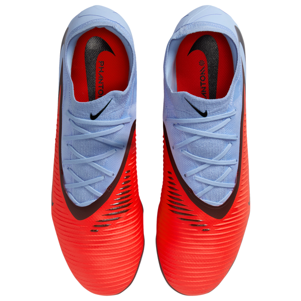 Nike Phantom 6 Low Pro FG - Men's - Royal Tint/Brt Crimson - Image 4