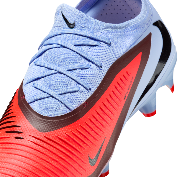 Nike Phantom 6 Low Pro FG - Men's - Royal Tint/Brt Crimson - Image 7