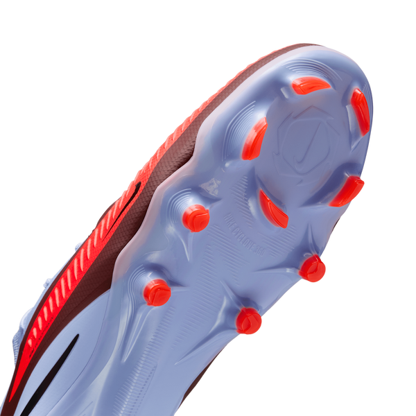 Nike Phantom 6 Low Pro FG - Men's - Royal Tint/Brt Crimson - Image 9