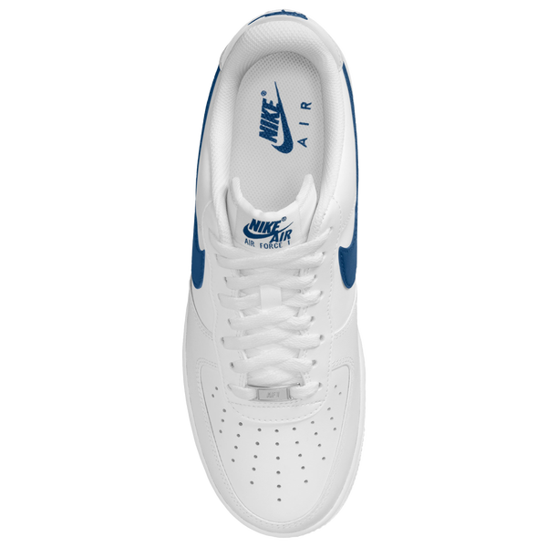 Nike Air Force 1 Low '07 - Men's - White/Blue - Image 3