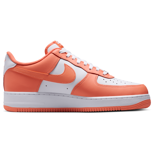 Nike Air Force 1 Low '07 - Men's - White/White/Orange Frost