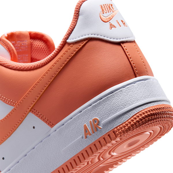 Nike Air Force 1 Low '07 - Men's - White/White/Orange Frost - Image 8