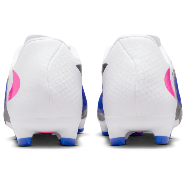 Nike Phantom 6 Low Academy FG/MG - Men's - White/Racer Blue/Pink Blast - Image 3