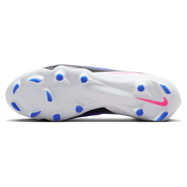 Nike Phantom 6 Low Academy FG/MG - Men's - White/Racer Blue/Pink Blast - Image 5