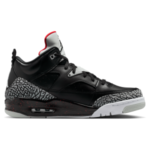 Jordan Son of Mars Low - Men's - Black/Univ Red/Gray Mist
