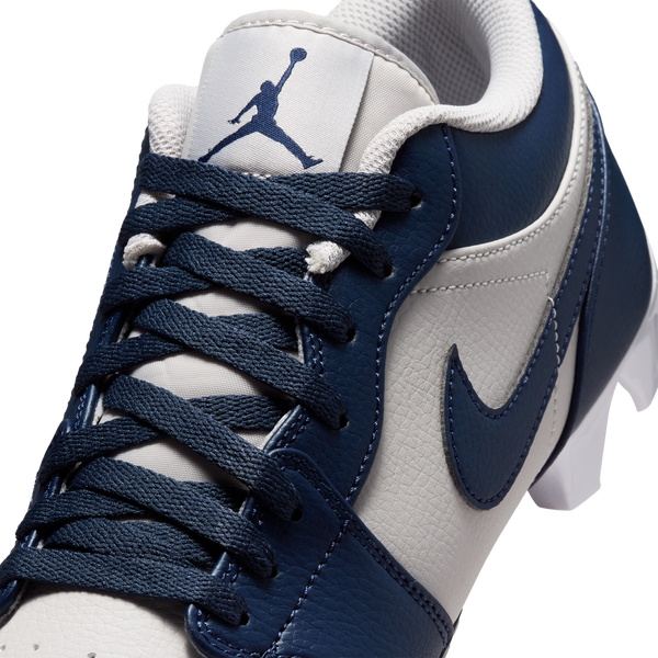Jordan 1 Low TD - Men's - Wolf Grey/College Navy/White - Image 7