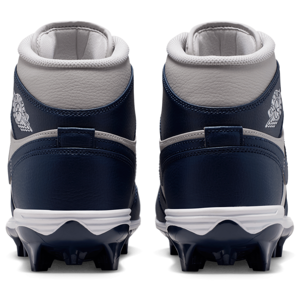 Jordan 1 Mid TD - Men's - College Navy/White/Wolf Grey - Image 3