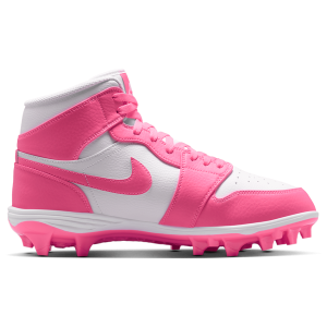 Jordan 1 Mid TD - Men's - Digital Pink/White