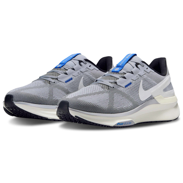 Nike Air Zoom Structure 25 - Men's - Wolf Grey/White/Smoke Grey - Image 6