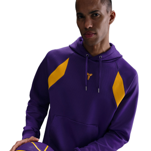Nike Kobe Tech Fleece Fundamental Hoodie - Men's - Purple/Yellow