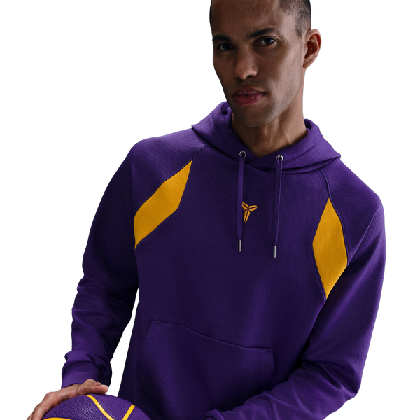Nike Kobe Tech Fleece Fundamental Hoodie - Men's - Purple/Yellow