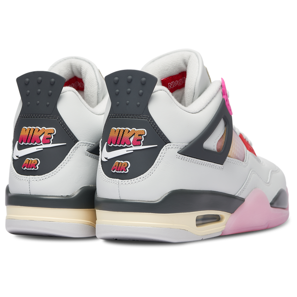 Jordan Retro 4 - Men's - White/Multi - Image 3