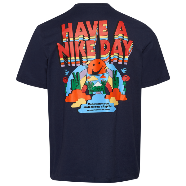 Nike Rainbow T-shirt - Men's - Navy - Image 2