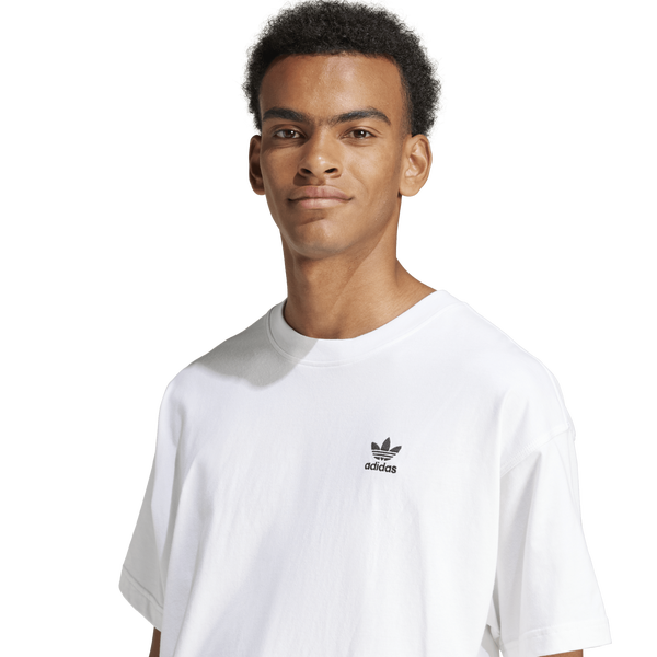 adidas Trefoil Essentials OS T-Shirt - Men's - White/Black - Image 3