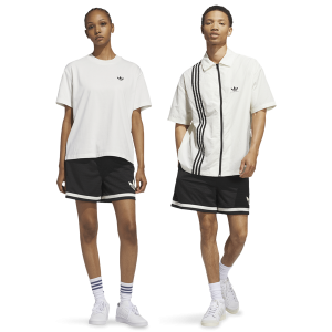adidas Warp Knit Shorts - Men's - Black/Ivory